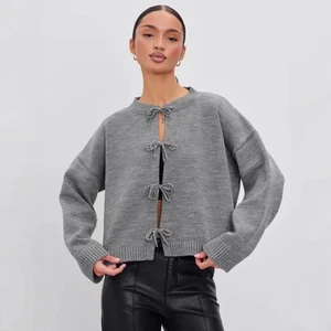 Casual loose cardigan strappy knitted sweater women - Picture 1 of 25