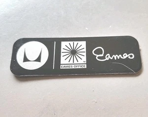 AUTHENTIC HERMAN MILLER EAMES LABEL TAG - Picture 1 of 5