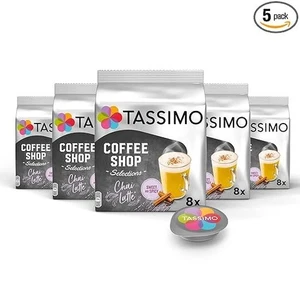 Tassimo Coffee Shop Selection Chai Latte Capsules 5 x 8 Pads 40 Tea Capsules - Bild 1 von 5