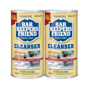Powder Cleanser 2 x 12 oz Multipurpose Cleaner Stain & Rust Remover for Bathr... - Picture 1 of 9