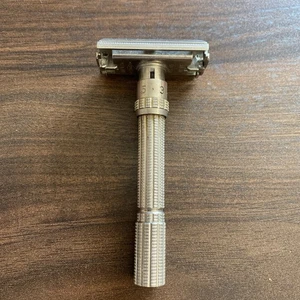 Navaja de seguridad ajustable Gillette N-2 vintage, buen estado - Imagen 1 de 7