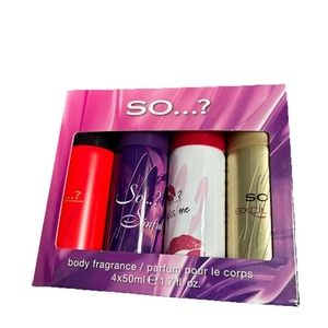 2 x So..? Körperduft Spray (4er Pack Set) je 50ml *NEU* GESCHENK / GESCHENK - Bild 1 von 2