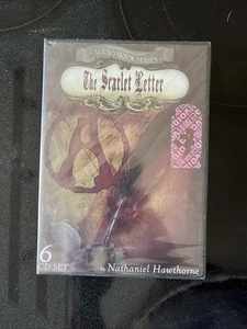 The Scarlet Letter by Nathaniel Hawthorne (Audio Book, CD, 6-Disc) NEW & SEALED - Foto 1 di 4