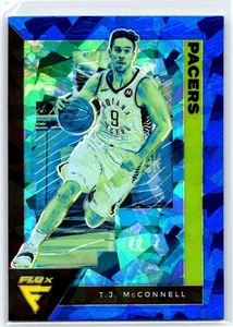 Panini Flux #72 T.J. McConnell 2020-21 azul hielo agrietado - Imagen 1 de 2