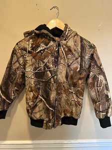 Berne Camo Jacket Youth Medium Outerwear Clothing - Picture 1 of 11