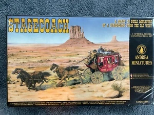 Andrea Miniatures, n. S4S06: Kit della diligenza del vecchio west, scala 1:32. - Imagen 1 de 5