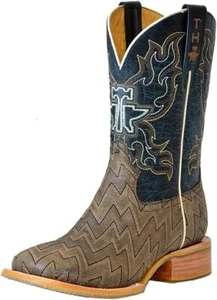 Bota Western para hombre Tin Haul Lightning Strikes cuadrada-14-020-0077-0502 - Imagen 1 de 8