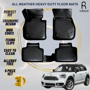 Floor Mats Liners For Mini Countryman F60 2017-2024All Weather Heavy Duty Rugs - Picture 1 of 9