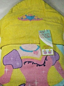 Toallas con capucha de playa para niños - Princesa 100 % algodón 24 pulgadas por 48 pulgadas multicolor - Imagen 1 de 2