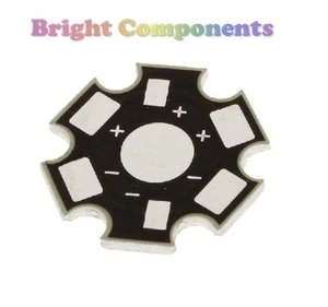10x 1W/3W Power LED Kühlkörper Leiterplatten (keine LEDs enthalten) - UK Verkäufer - Bild 1 von 1