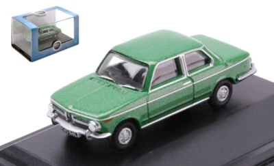 MODELLINO AUTO STATICO DIECAST BMW 2002 VERDE MODELLISMO SCALA 1:76 - Immagine 1 di 2