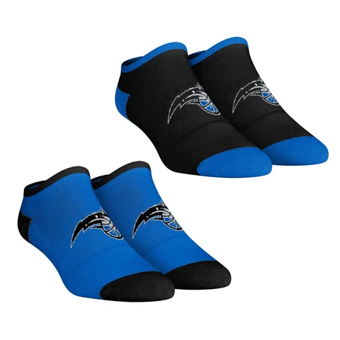 Women's Rock Em Socks Orlando Magic Core Team 2-Pack Low Cut Ankle Sock Set Cover