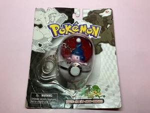 Pokemon Basic Fun Series 13 Keychain Mime Jr Discontinued Keyring Pokeball 2011 - Picture 1 of 2
