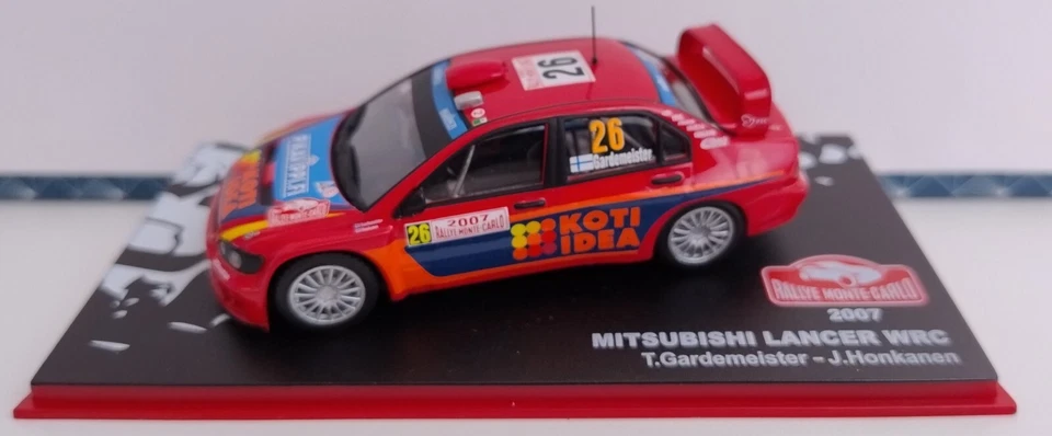 MITSUBISHI LANCER WRC - Rallye Monte Carlo 2007 - Die Cast Model Scale  1:43 - Изображение 1 из 1