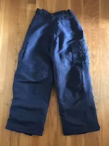 Rothschild Navy Ski Pants Size 8 Kids Snowboard bZ Below Zero - Picture 1 of 12