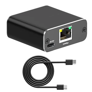 Répartiteur réseau Ethernet 1000Mbps RJ45 1 à 2 sorties avec câble d'alimentation USB neuf - Photo 1/21