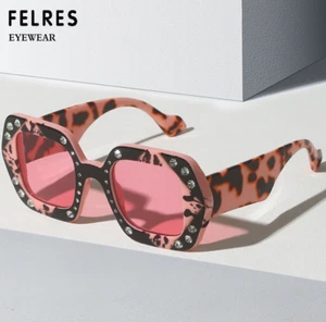 Nuevo Mujeres Moda Cuadrado Protección UV Gafas de sol Aire libre Conducción Fiesta Gafas - Imagen 1 de 30