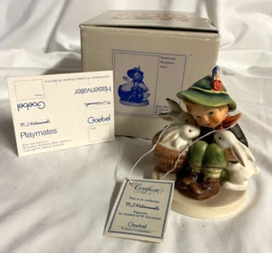 Figurina Hummel TMK 6 compagni di gioco di Goebel con scatola ed etichetta - Foto 1 di 21
