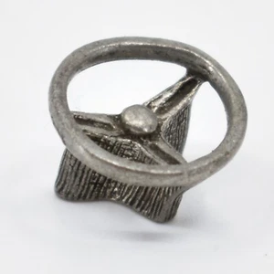 Monopoly NASCAR Steering Wheel Pewter Replacement Game Piece Player Token - Imagen 1 de 3