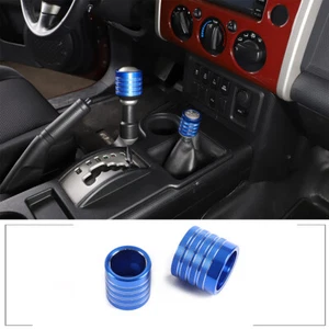 For Toyota FJ Cruiser 07-21 Central Control Gear Head Cover Aluminum Alloy Blue - Picture 1 of 12