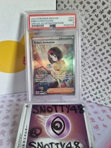 PSA 9 Erika's Invitation 203/165 Pokemon 151 Full Art Trainer Holo Pokemon Card - Picture 1 of 6