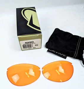 BRAND NEW Native - Nano - Orange Crystal Sunglasses Replacement Lenses Polarized - Picture 1 of 3