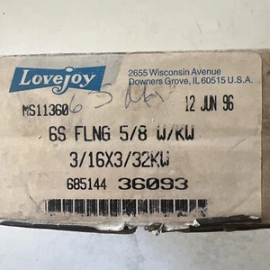 Lovejoy 6S Sure-Flex Coupling Hub Flange 5/8" Keyed Bore 6S X 5/8 685144 36093 - Picture 1 of 2