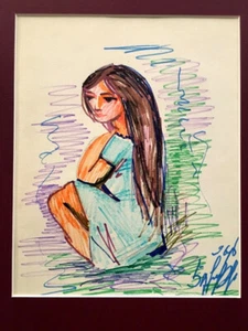 Niña con Cabello Largo - DIBUJO GRÁFICO PINTURA Ruso ARMENIO - ISABEKYAN Isabekian - Imagen 1 de 9