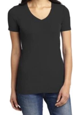 Camiseta/camiseta Port Authority Concept elástica súper suave cuello en V para mujer -NEGRA -PEQUEÑA Foto 1 de 4