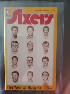 1970-71 Philadelphia 76ers Basketball Media Press Guide Clean Inside And Out - Picture 1 of 2