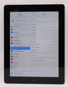 Apple iPad 4ta Generación A1458 64 GB Plateado WiFi *USADO/PROBADO* *LEER* - Imagen 1 de 3