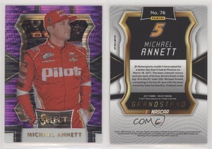 2017 Panini Select Grandstand Purple Pulsar Prizm Michael Annett #76