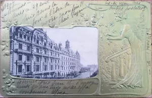 Postal Art Nouveau de 1907 Buenos Aires, Argentina 1907, Avenida Mayo - Imagen 1 de 1
