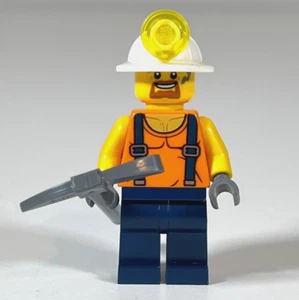 LEGO Miner Minifigure from Construction Mining Experts Site cty0884 60188 p1 - Picture 1 of 5