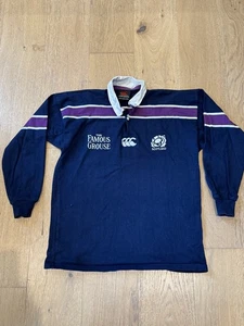 SCHOTTLAND NATIONALMANNSCHAFT RUGBY UNION LANGARM TRIKOT CANTERBURY L BERÜHMTES GROUSE - Bild 1 von 6
