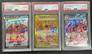 PSA 10 Pokemon Charizard Ex 125/108 SR 139/108 UR 331/190 SSR Seq Set Japonés - Imagen 1 de 8