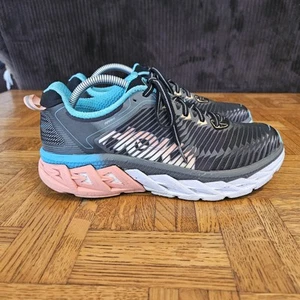Scarpe da corsa Hoka One One Arahi da donna taglia 10,5 nere pesca sneakers sportive - Foto 1 di 15