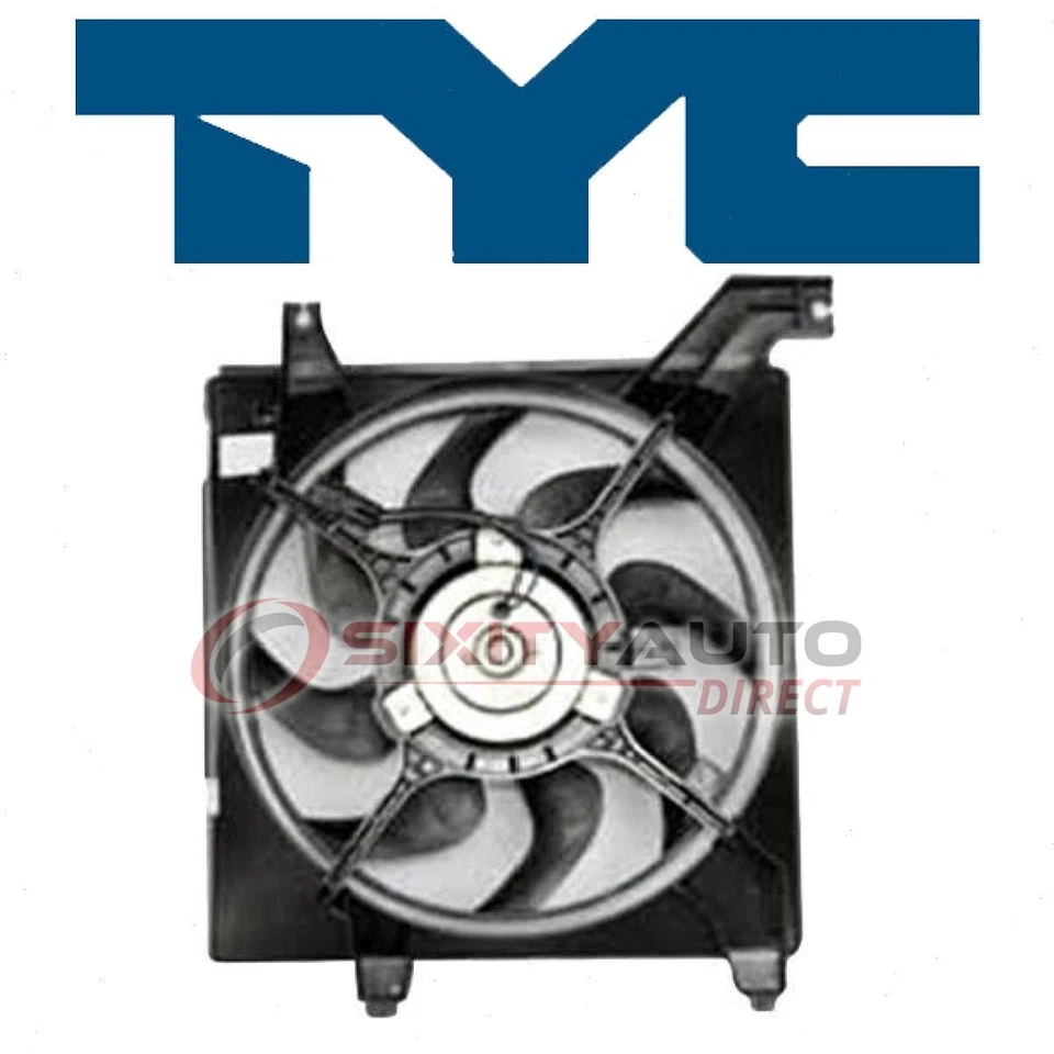 TYC Engine Cooling Fan Assembly for 2001-2006 Hyundai Elantra Belts Clutch hr Foto 1 de 4