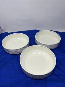 Lote de 3 cuencos para servir verduras Mikasa CAC 20 Annette redondos de 8,5" usados en excelente estado - Imagen 1 de 17