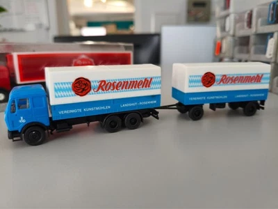 Albedo LKW MB SK HÄNGERZUG  "ROSENMEHL"  Modelljahr 1982 - Bild 1 von 4