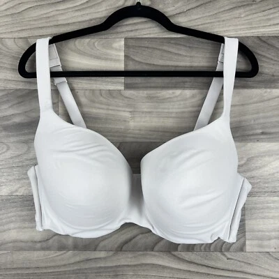 Sutiã AMBRIELLE Feminino Leve Forrado Balconette U/W Branco 42DD - Imagem 1 de 4