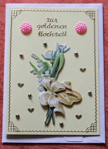 3D Karte - Zur Goldenen Hochzeit - Bild 1 von 1