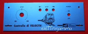 PANNELLO SERIGRAFATO per CONTROLLO vel trenini LX1562 NUOVA ELETTRONICA - Imagen 1 de 1
