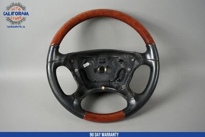 03-09 Volante Mercedes R230 SL500 CLK500 con palancas de cambio negro OEM Foto 1 de 4