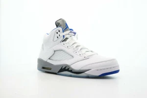 Nike Air Jordan Retro V 5 Stealth 2.0 White Hyper Royal Blue 2021 DD0587-140 - Picture 1 of 1