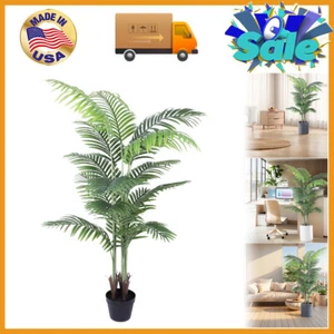 Artificial Palm Tree 5ft Tall Fake Tropical Tree w/ 12+ Detachable Trunks Plants - Picture 1 of 10