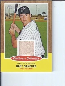 Gaby Sanchez 2011 Topps Heritage Clubhouse Sammlung Fledermaus Relikt - Bild 1 von 1