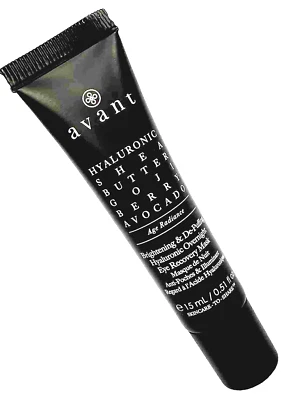 Avant: Máscara de recuperación de ojos hialurónica iluminadora y desinflante durante la noche .51 fl oz Foto 1 de 2