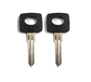 2x BLANK KEYS FOR MERCEDES BENZ 240D 300D 300CD 300SD 300TD MB41P W123 HU36P BK - Picture 1 of 6