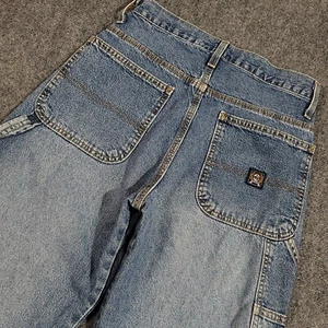 Vintage Cinch Carpenter Jeans Mens 27x38 Utility Western Workwear Made In USA - Picture 1 of 9